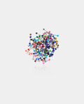 14G 100PCS Tongue Ring Ball Colorful Acrylic Tongue Barbells(Random Colors) - OUFER BODY JEWELRY