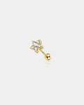 14k gold cartilage earrings - OUFER BODY JEWELRY