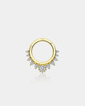 14k gold dainty septum piercing