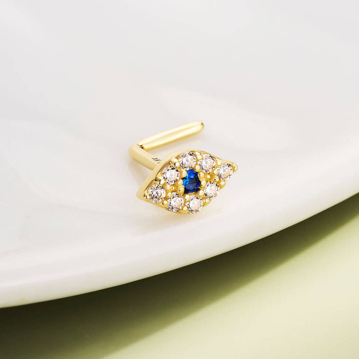 evil eye nose ring