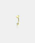 14k gold eyebrow ring