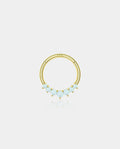opal septum piercing