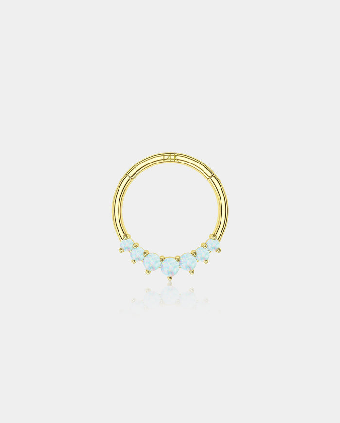 opal septum piercing