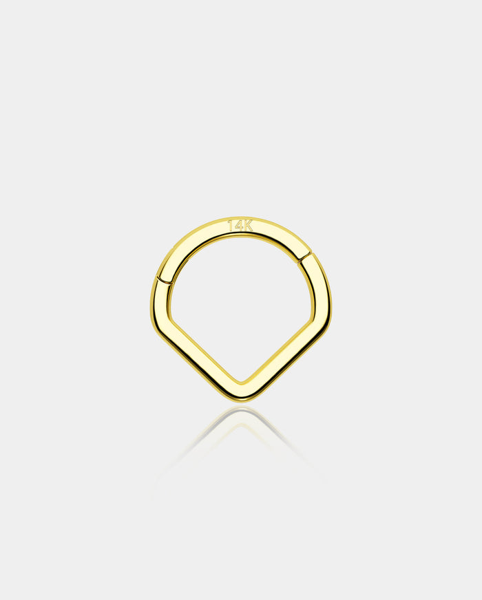 14k gold septum ring