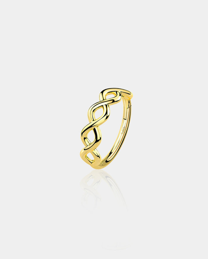 gold hoop for cartilage