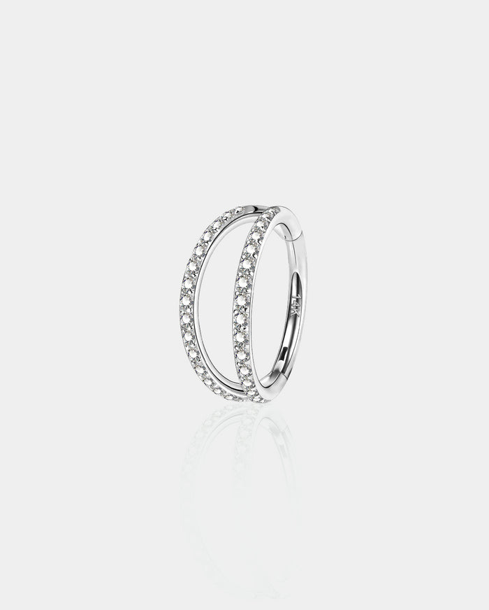 double helix earring