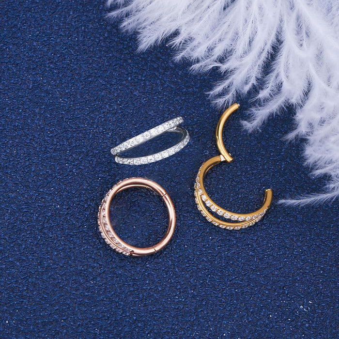 double hoop conch earring