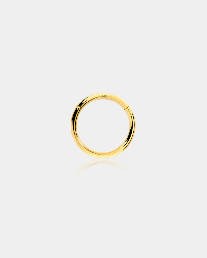 real gold nose ring hoop