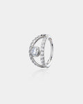 oufer double row nose ring