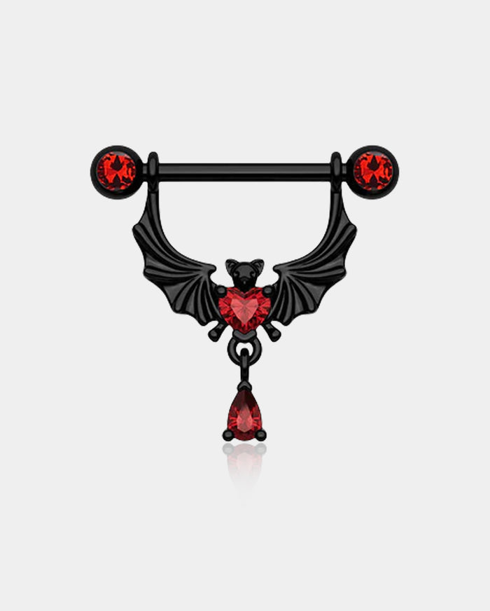 bat nipple rings