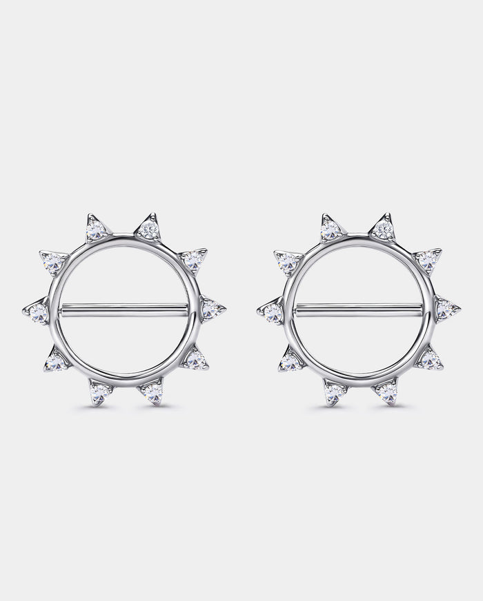 spike clicker nipple ring