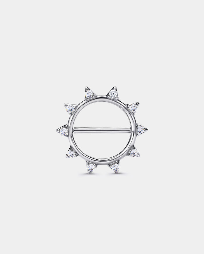 spike nipple shield ring