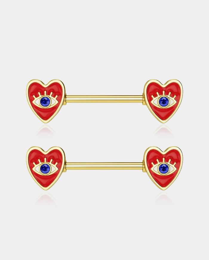 heart nipple ring jewelry
