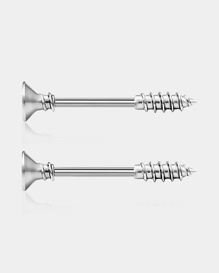 2PCS Screw Nipple Barbell Pack