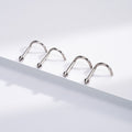 corkscrew nose stud