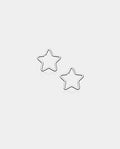 2PCS Titanium Star Seamless Nose Ring