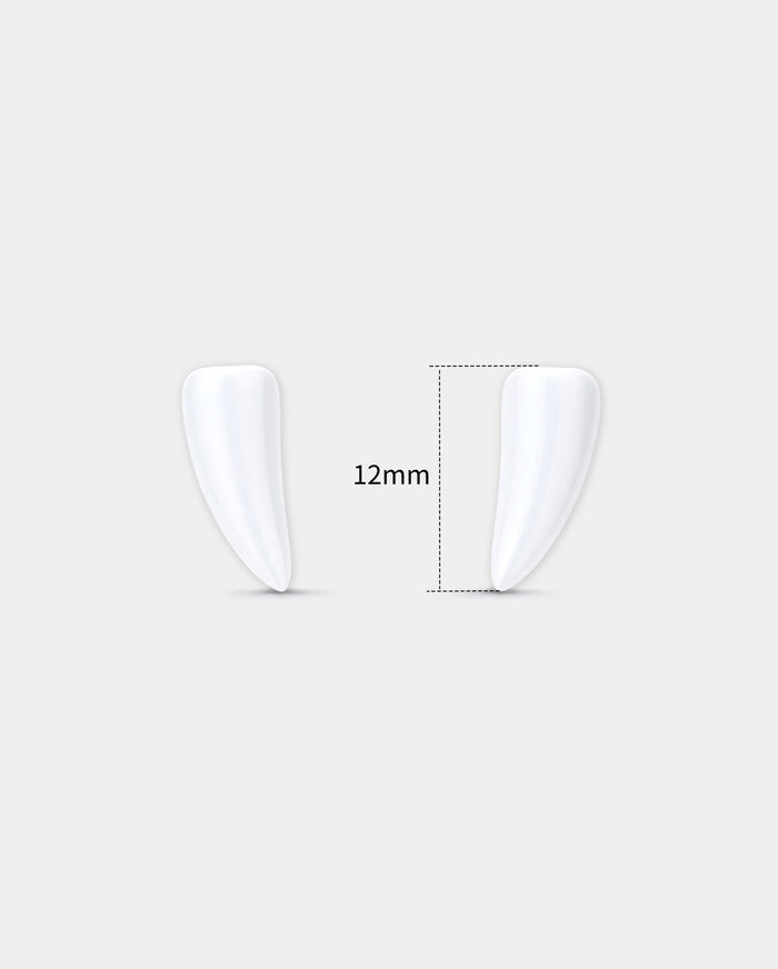 2PCS Vampire Fang Fake Lip Studs