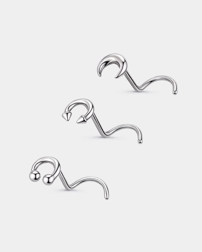 titanium nose stud