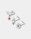 christmas nose ring