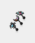 Halloween cartilage earring set
