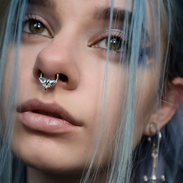Abalone Moth Segment Septum Ring