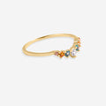 18k Gold Over Sterling Silver / 5