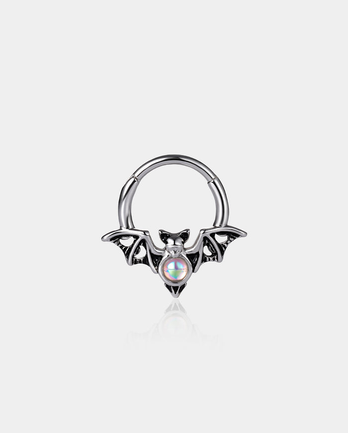 Bat Moon Cutout Daith Septum Ring