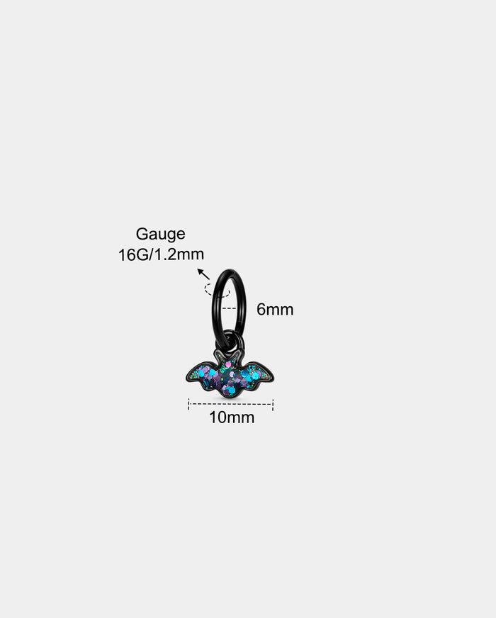16g black bat rook hoop