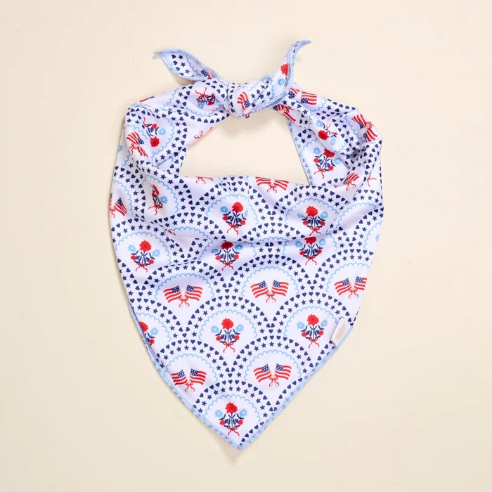 Bow-Wow Pet Bandana–All-American Darling