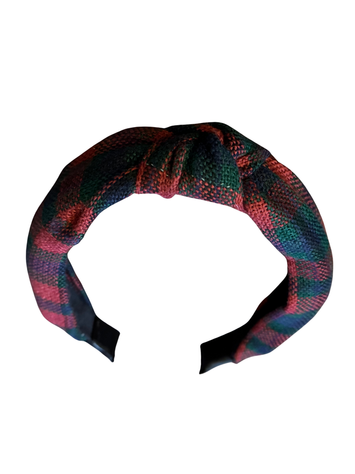 Buffalo Plaid Flannel Headband*Final sale