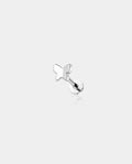 Butterfly Internally Threaded Cartilage Stud