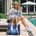 Case-Mate Something Navy Twilly Jelly Tote Bag