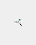 internally threaded opal helix stud
