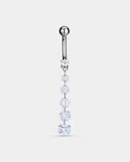 long dangle cz belly ring