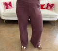 Comfort and Casual Ribbed Knit Pants by Umgee
