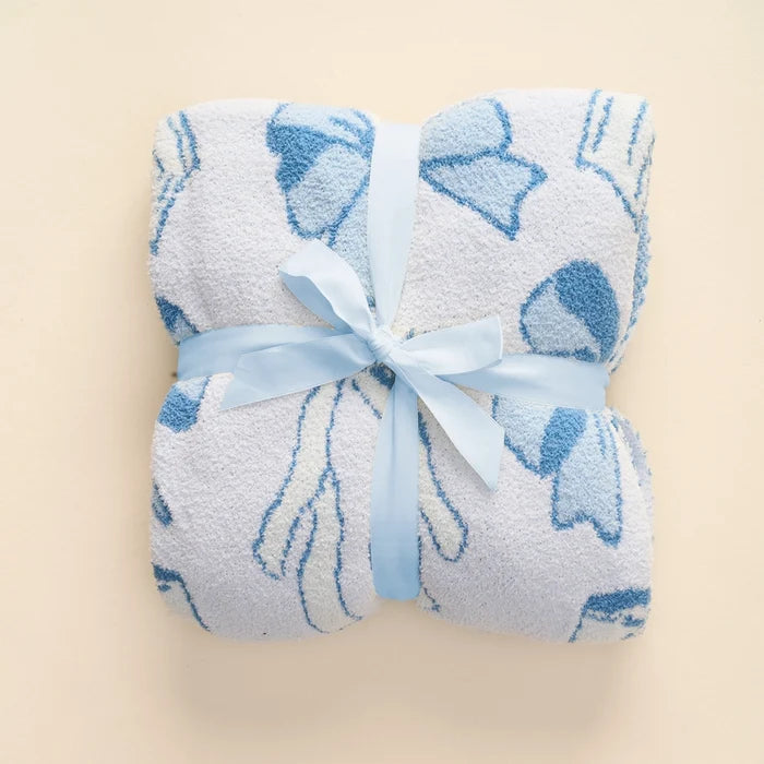 Cozy Dreams Luxe Blanket–Blushing Bows