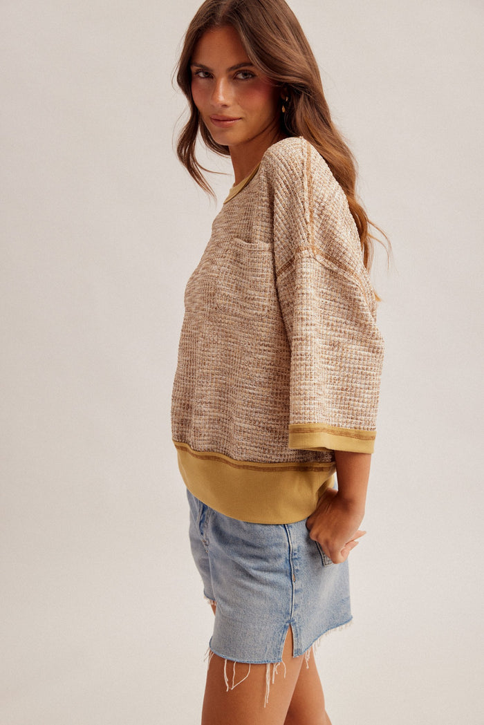 Cozy Waffle Dream Top