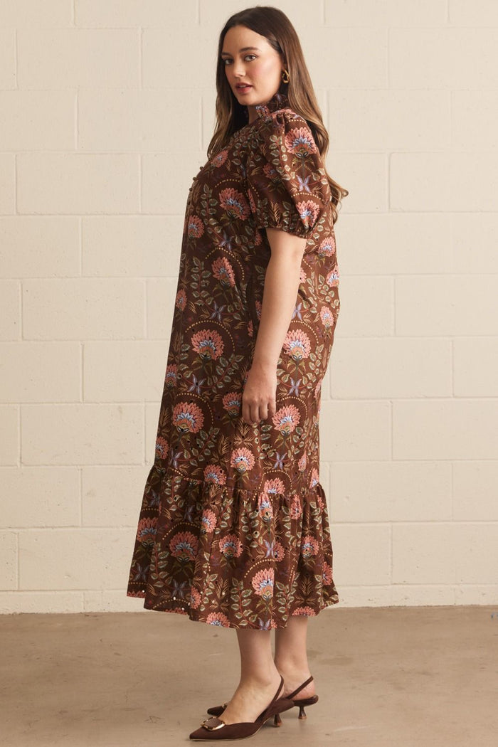 Curvy Floral Daydream Midi Dress