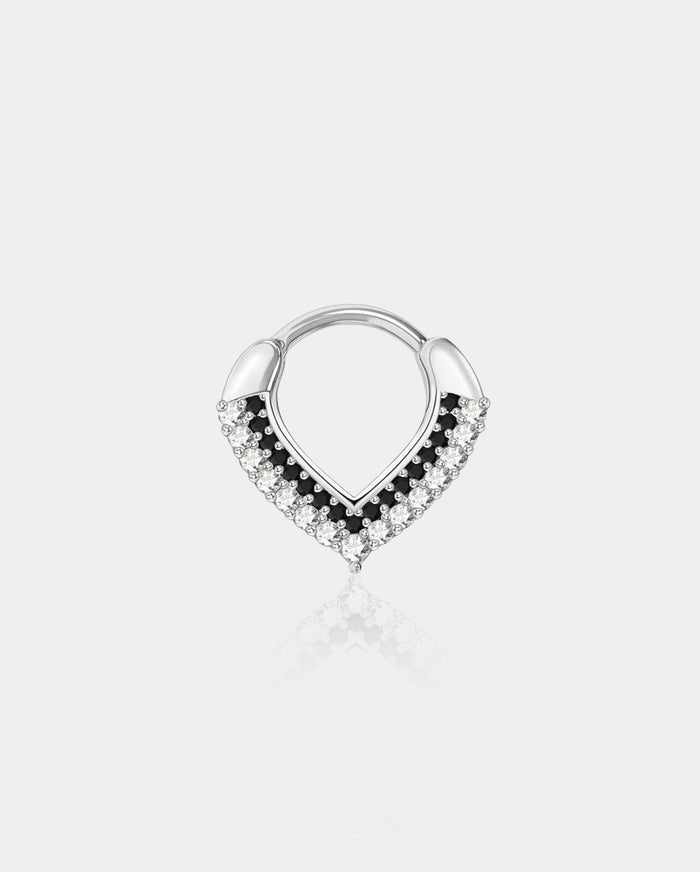 CZ Triangle Septum Ring Daith Jewelry