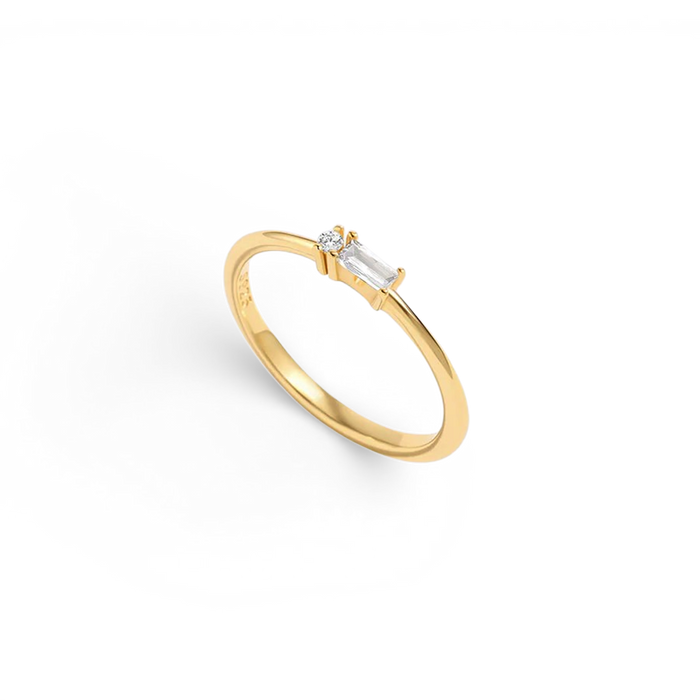 Dainty Personalized Morse Code Ring