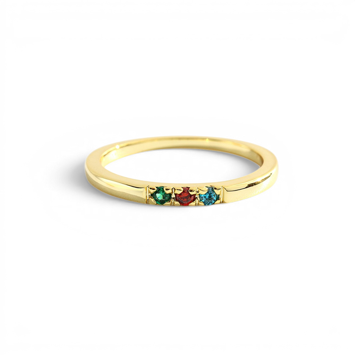 Dainty Stackable Birthstone Ring