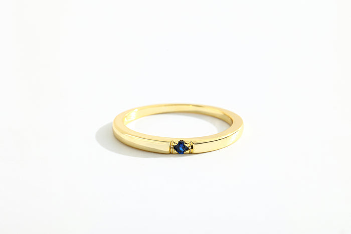 Dainty Stackable Birthstone Ring
