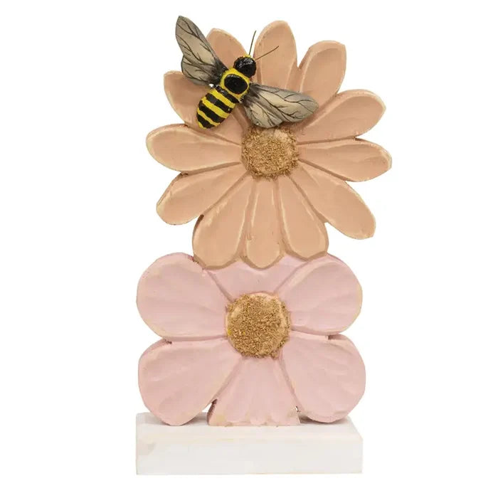 Daisy Wooden Sitter