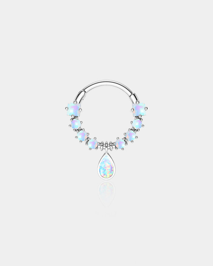 Dangle Diamond Septum Ring