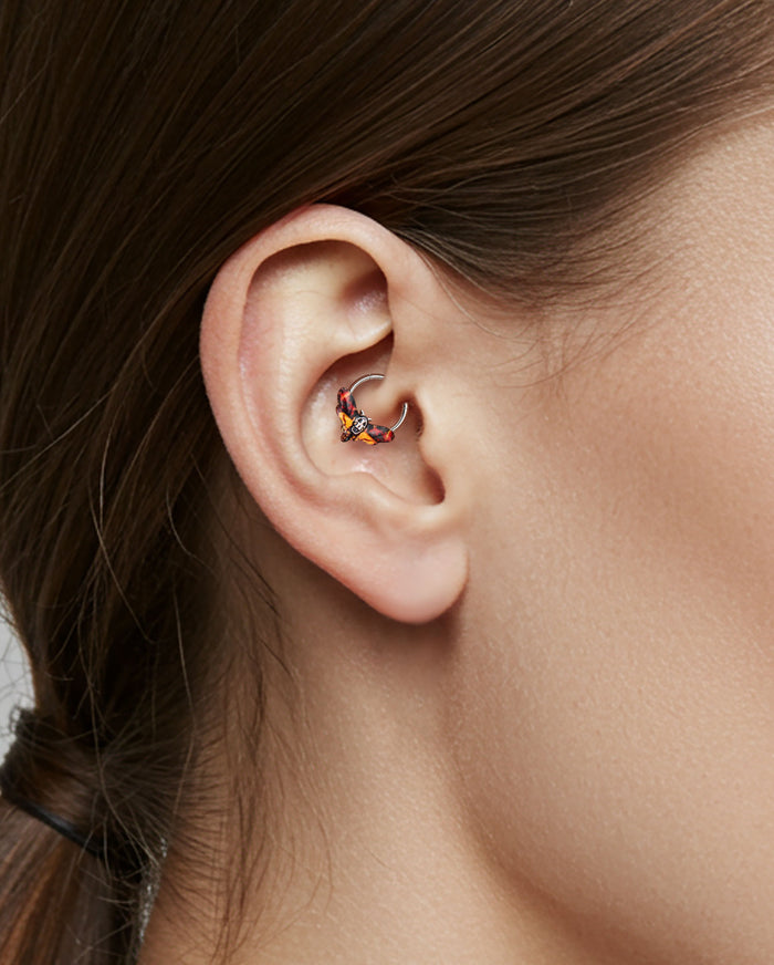 Death’s-Head Moth daith piercing