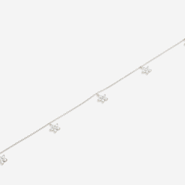Diamond Flower Necklace