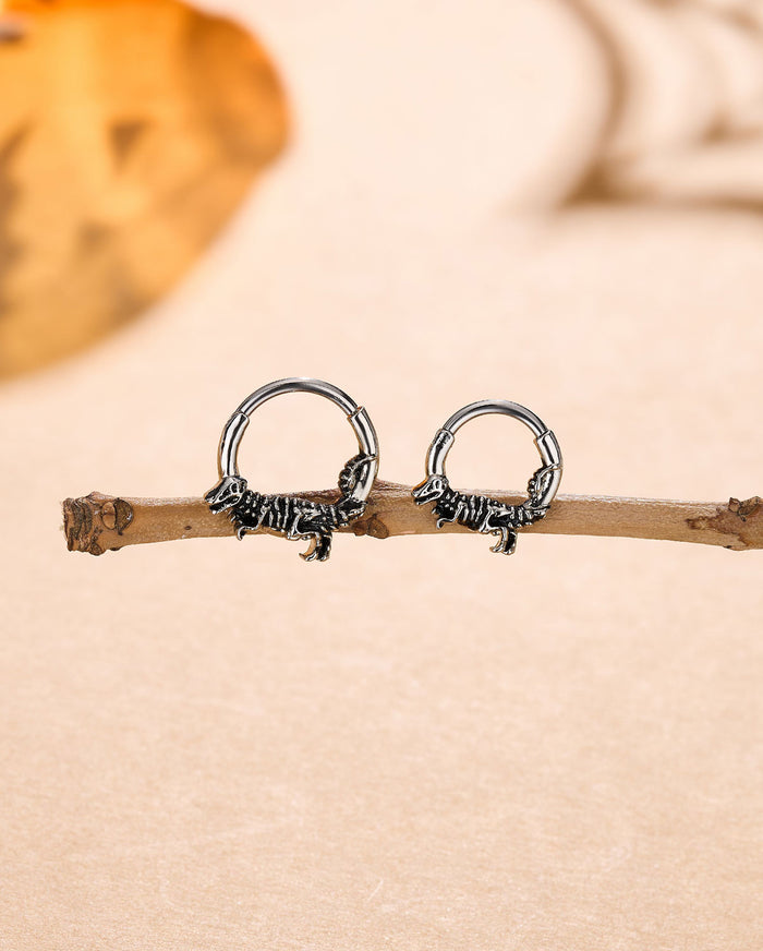 Dinosaur Skeleton Segment Septum Ring
