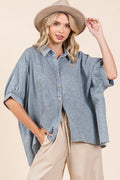 Dolman Button Down Shirt