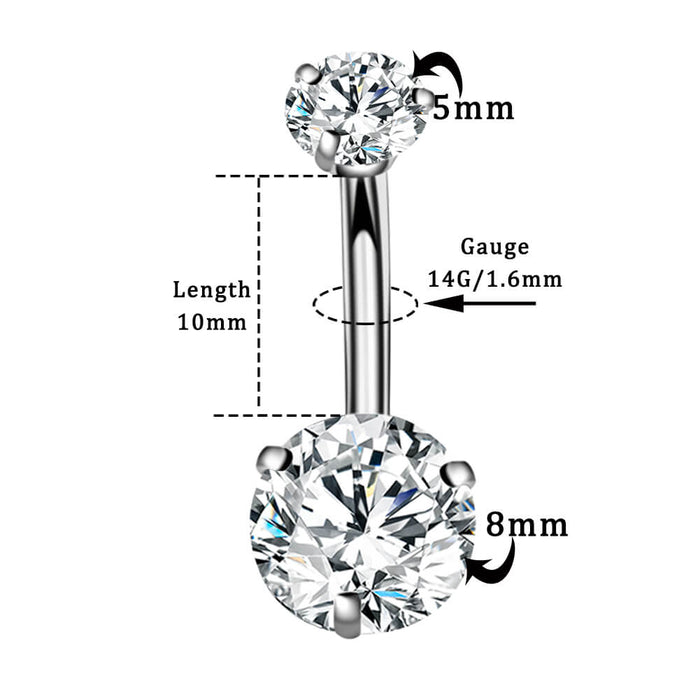 10mm belly ring - OUFER BODY JEWELRY