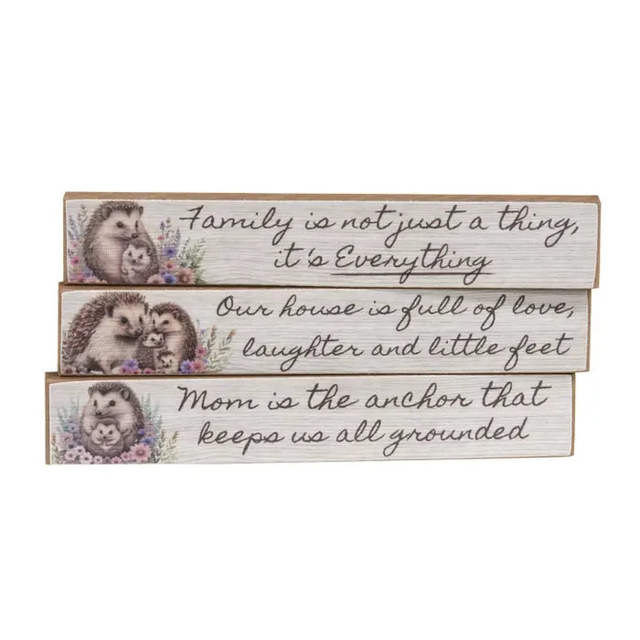 Wooden Family signs
